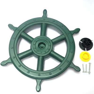 Kids playground elements plastic marine steering wheel