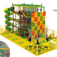 Kids indoor playground equipment; Hot sale kids indoor expansion series with climbing wall